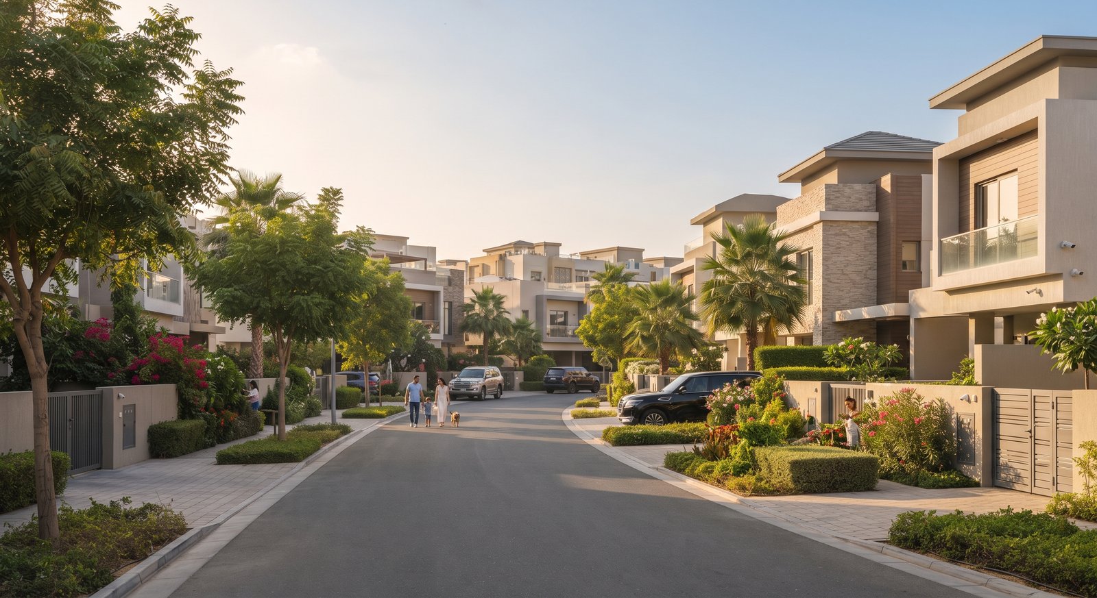 Modern villas and townhouses in Jumeirah Village Circle