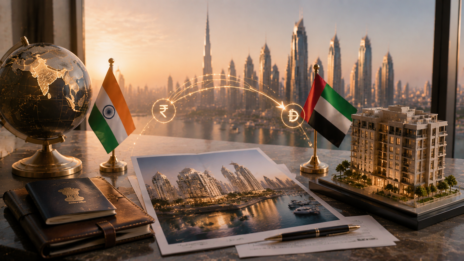 Indian investor planning Dubai property payment through LRS remittance process